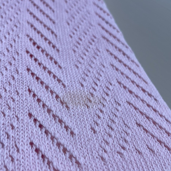 Three Bird Nest | Blush & Ivory Lace Knit Boot Socks | O/S - Picture 6 of 8